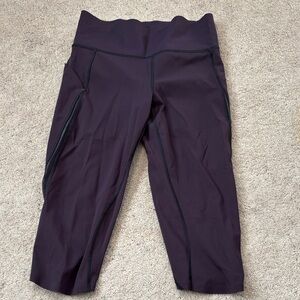 Lululemon purple capri